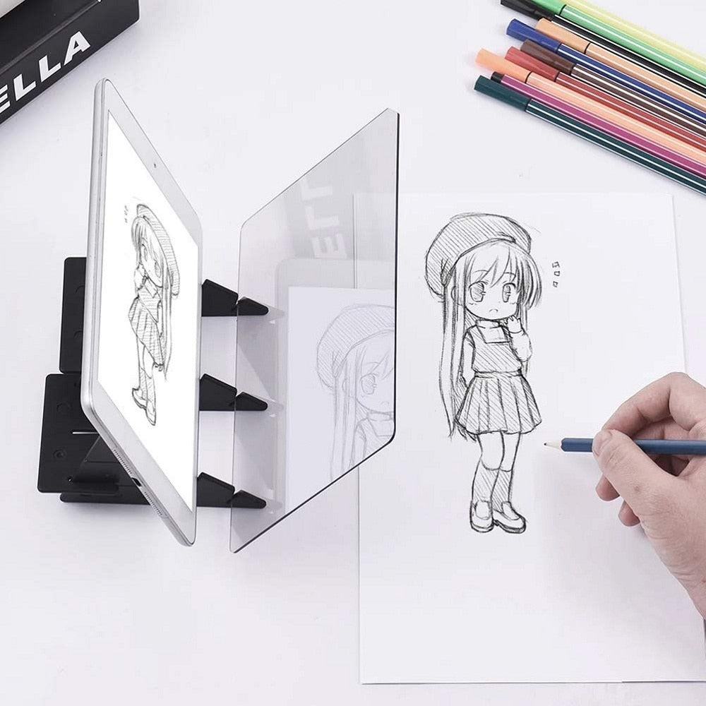illuminated mirror Stencil Drawing Board