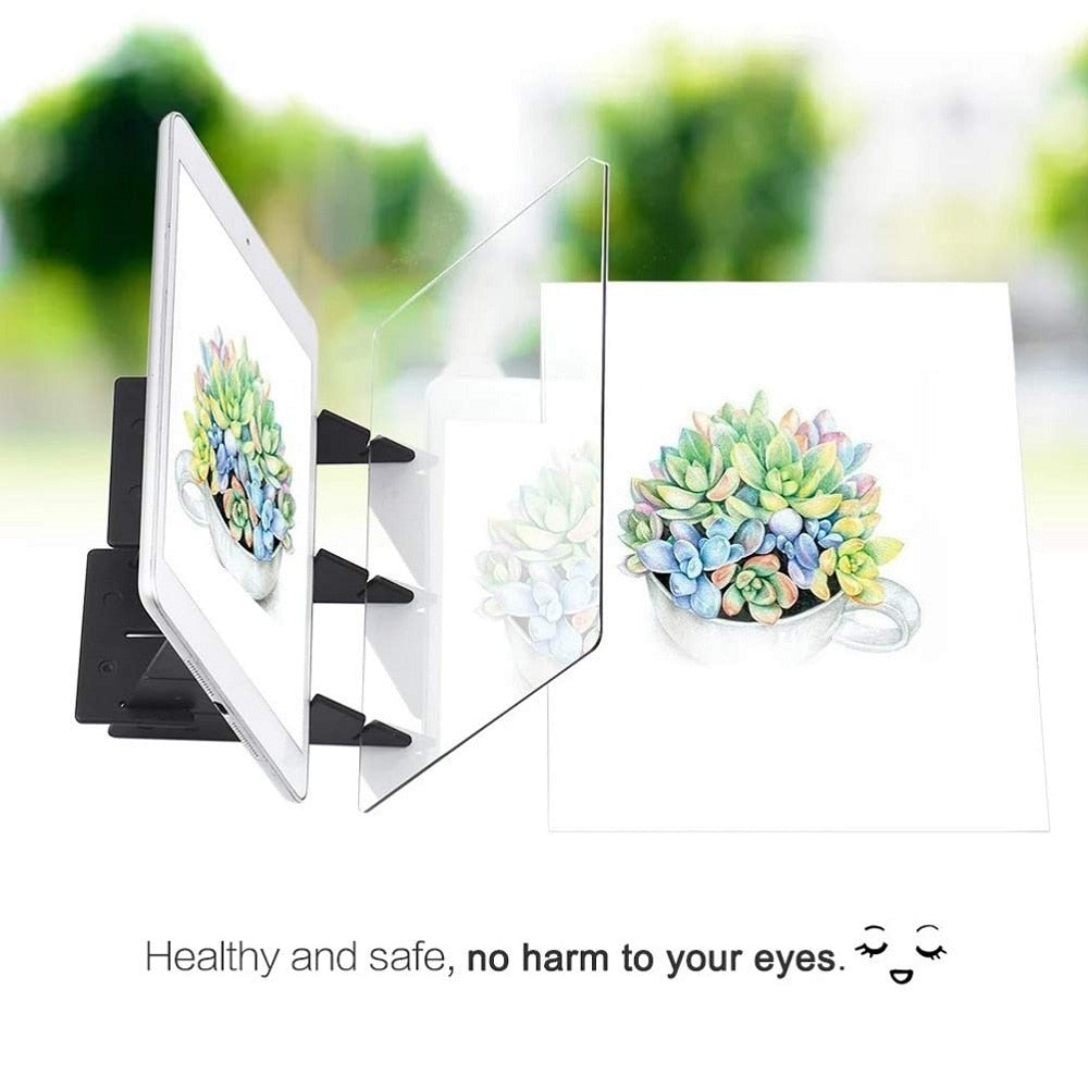 illuminated mirror Stencil Drawing Board