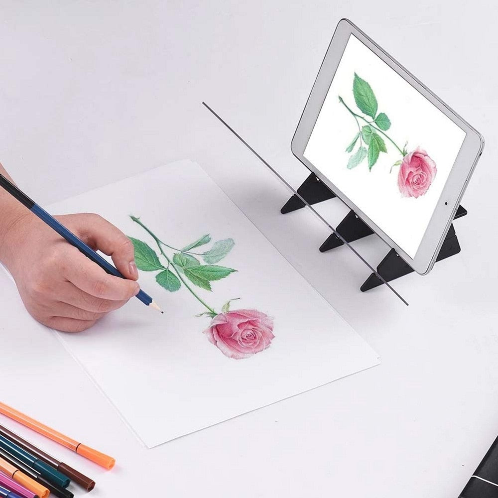 illuminated mirror Stencil Drawing Board