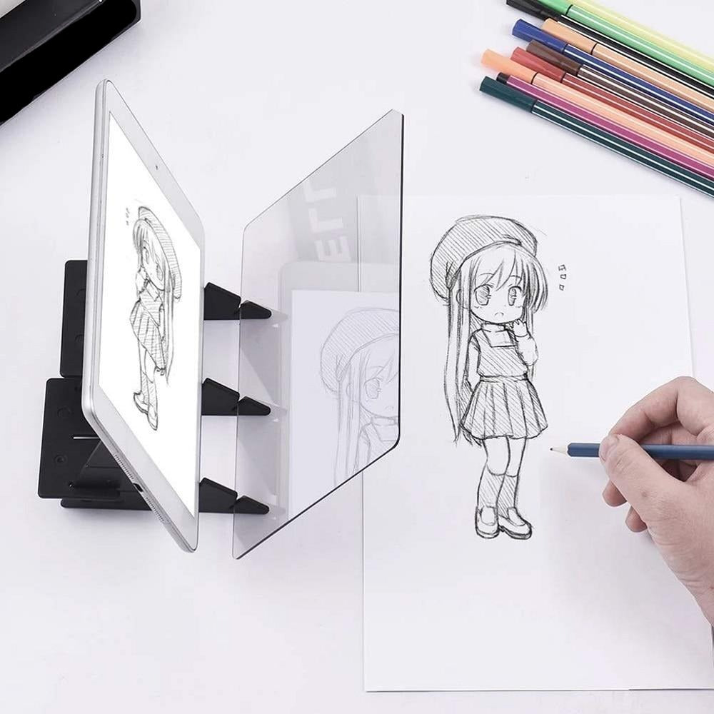 illuminated mirror Stencil Drawing Board