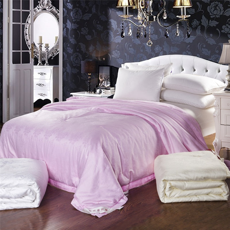 Mulberry Silk Summer Comforter Bedding Set