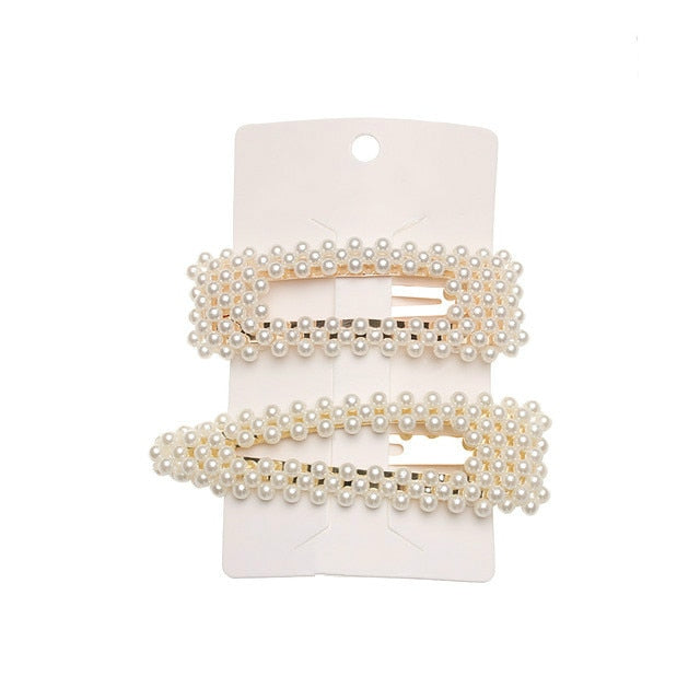 5Pcs/Set Fashion Pearl Hair Clip