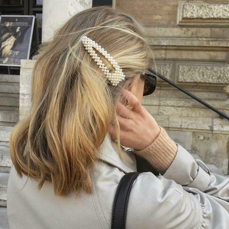 5Pcs/Set Fashion Pearl Hair Clip