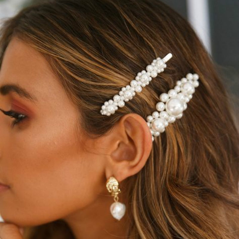5Pcs/Set Fashion Pearl Hair Clip