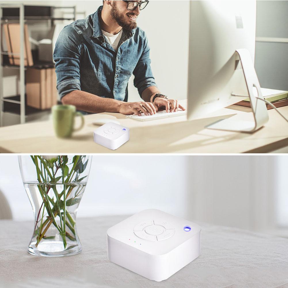 White Noise Machine USB Rechargeable with Timer