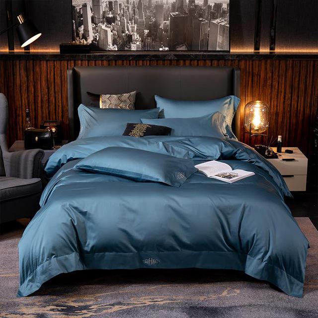 Pure Cotton Duvet set - Ultra Soft Premium (Duvet Cover Bed Sheet Pillow Shams) - 4 - 6 Piece sets