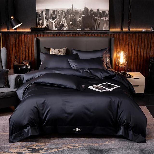 Pure Cotton Duvet set - Ultra Soft Premium (Duvet Cover Bed Sheet Pillow Shams) - 4 - 6 Piece sets