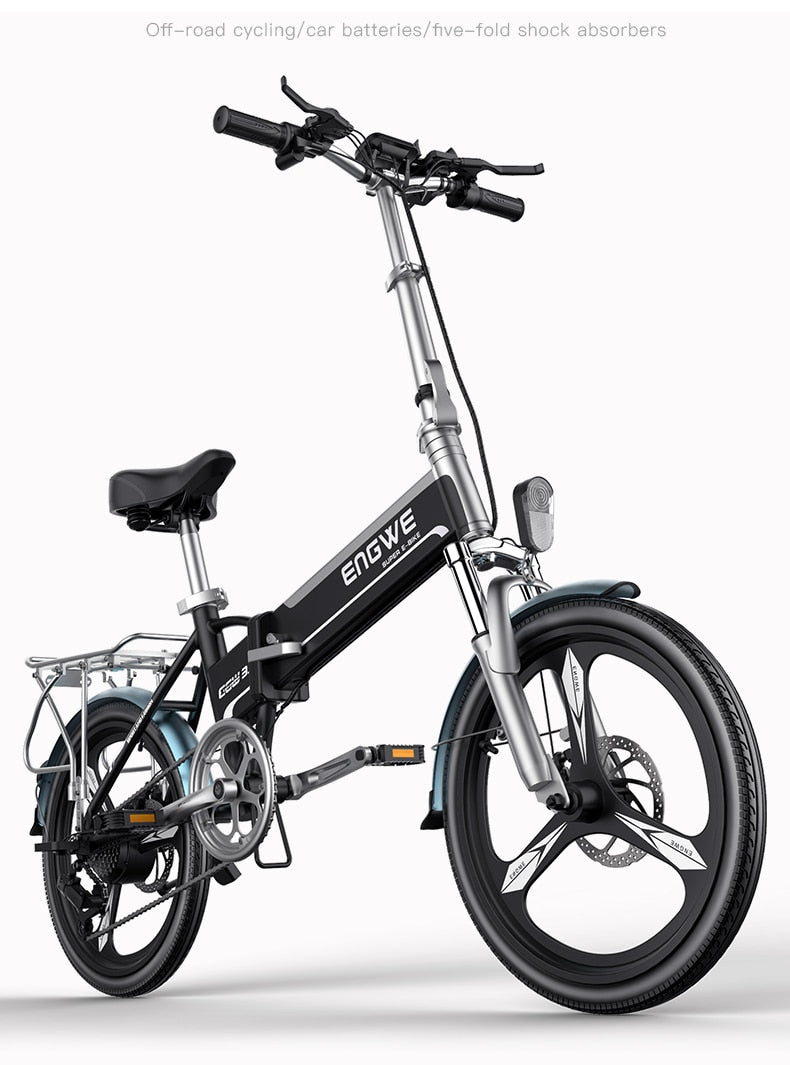 Electric bike - 20 inch Aluminum Foldable Bicycle with 400W Powerful