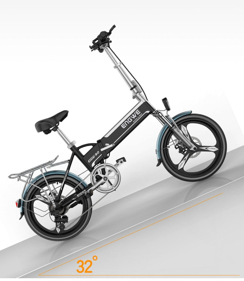 Electric bike - 20 inch Aluminum Foldable Bicycle with 400W Powerful