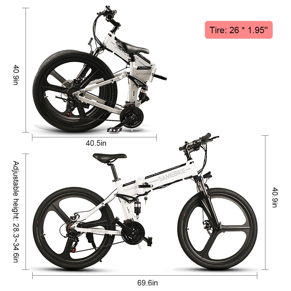 ELECTRIC BICYCLES - 14-26 Inch - Folding with Power Assist