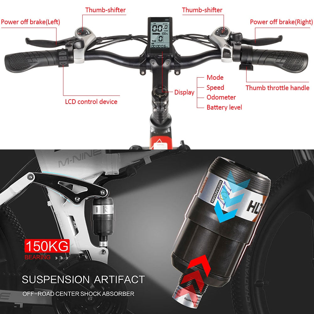 ELECTRIC BICYCLES - 14-26 Inch - Folding with Power Assist