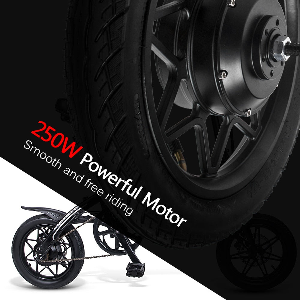 ELECTRIC BICYCLES - 14-26 Inch - Folding with Power Assist