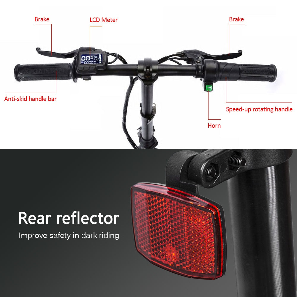 ELECTRIC BICYCLES - 14-26 Inch - Folding with Power Assist
