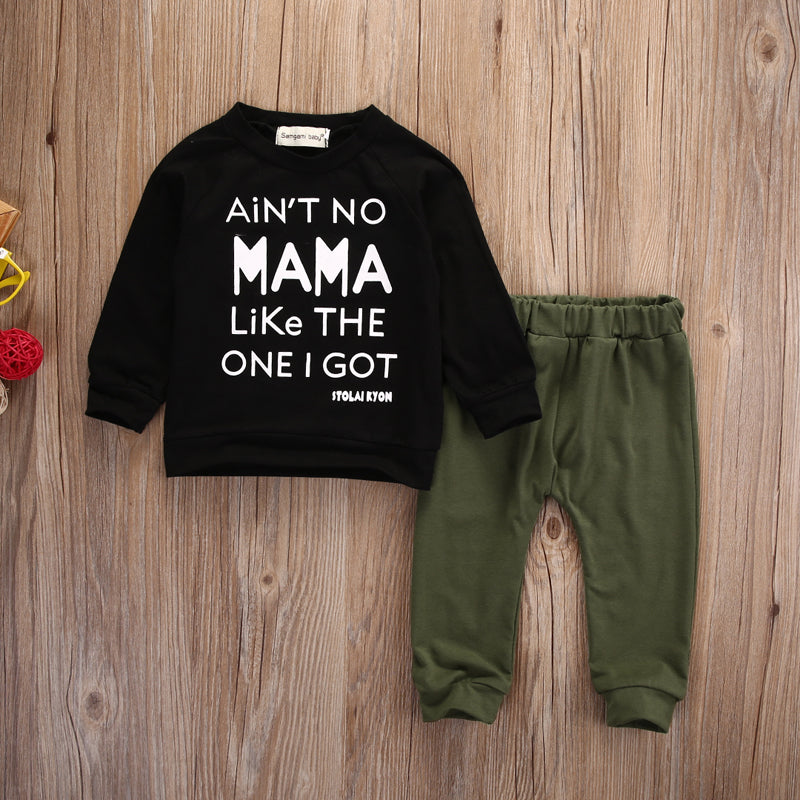 I'm So Cute Boys Outfit - Sweatshirt Plus Harem Pants 2 Pack