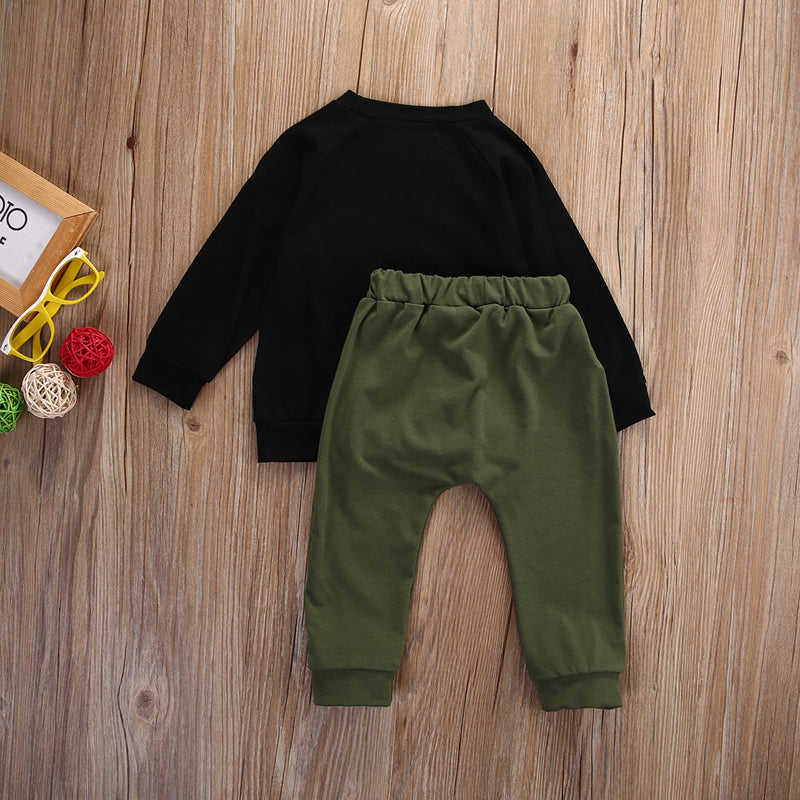 I'm So Cute Boys Outfit - Sweatshirt Plus Harem Pants 2 Pack