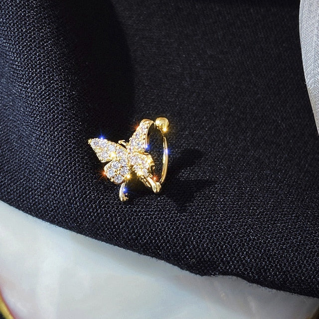 Cute Butterfly Earrings - Clip On