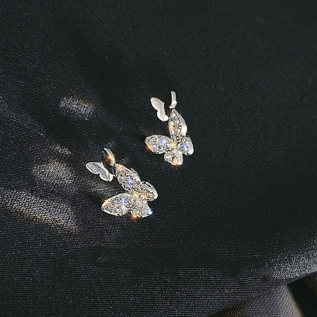 Cute Butterfly Earrings - Clip On