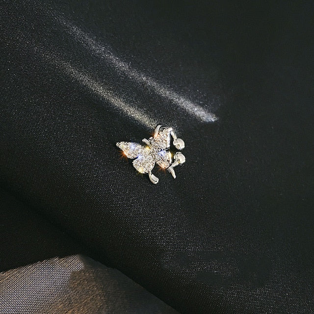 Cute Butterfly Earrings - Clip On