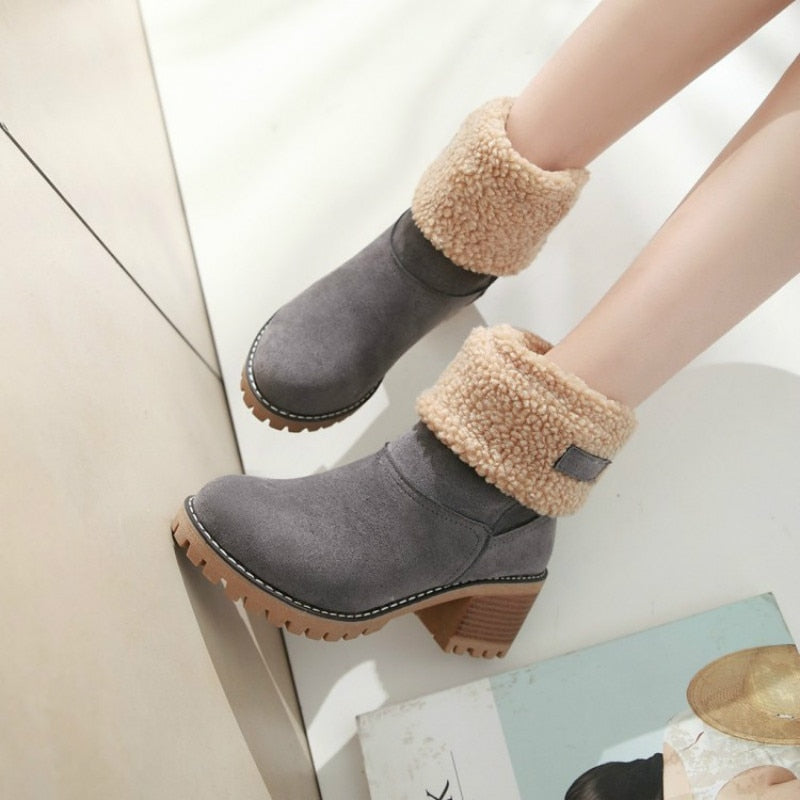 Womens Winter Lined Boots