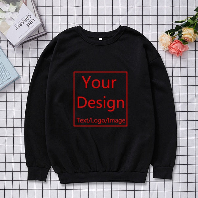 Custom Made Hoodies DIY Text or Logo or Image Print High Quality