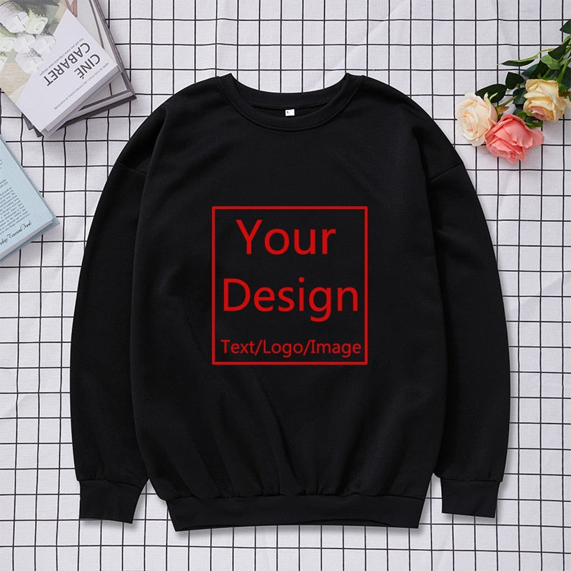 Custom Made Hoodies DIY Text or Logo or Image Print High Quality