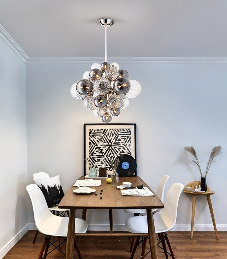 Modern Crystal Ball Chandelier