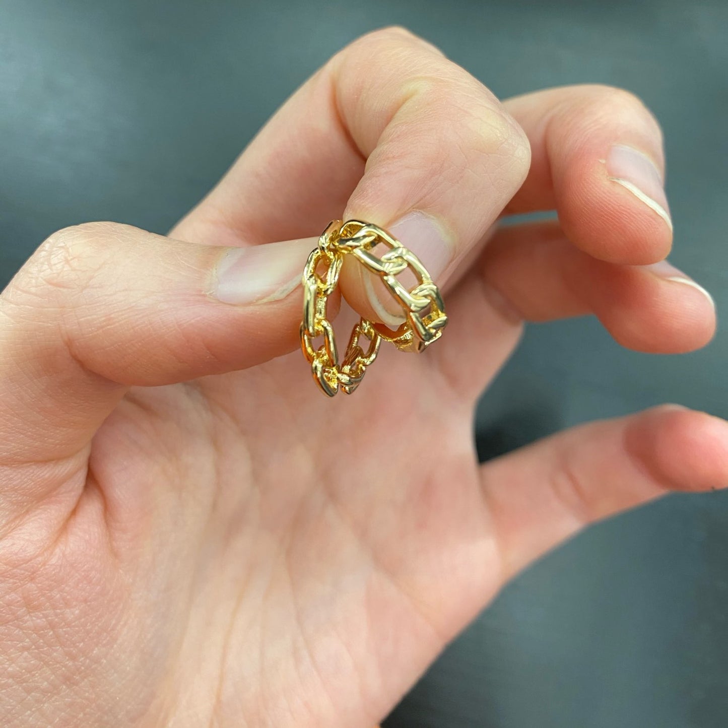 C Shaped CZ Rhinestone Small Ear Cuffs Clip