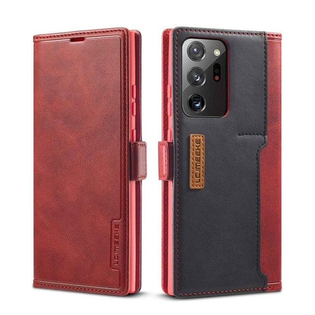 Universal Phone Case - Vintage PU Leather Wallet