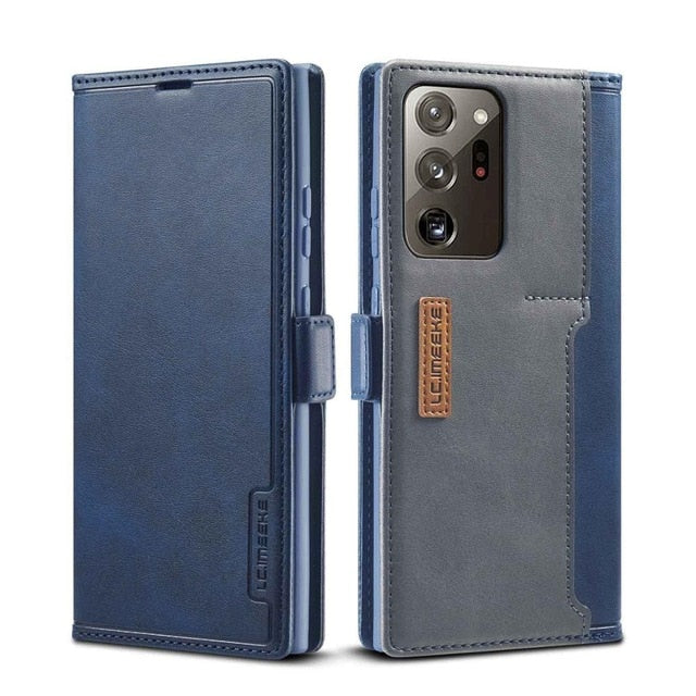 Universal Phone Case - Vintage PU Leather Wallet