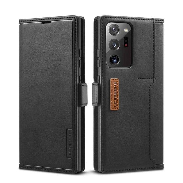 Universal Phone Case - Vintage PU Leather Wallet