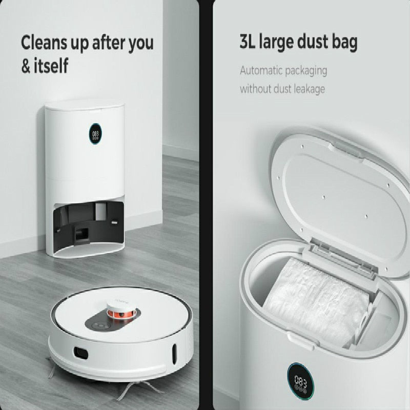 Eve Plus Smart Vacuum Robot Cleaner with Auto Empty