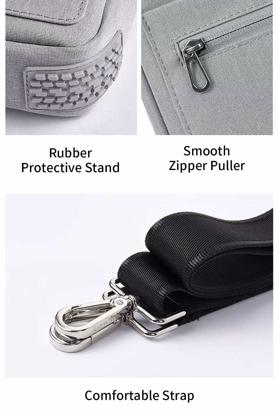 Laptop Bag for 12.9 inch Tablet - Black or Grey
