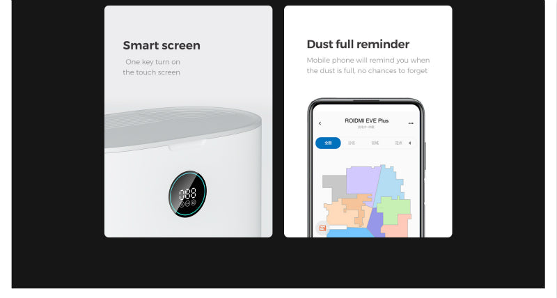 Eve Plus Smart Vacuum Robot Cleaner with Auto Empty