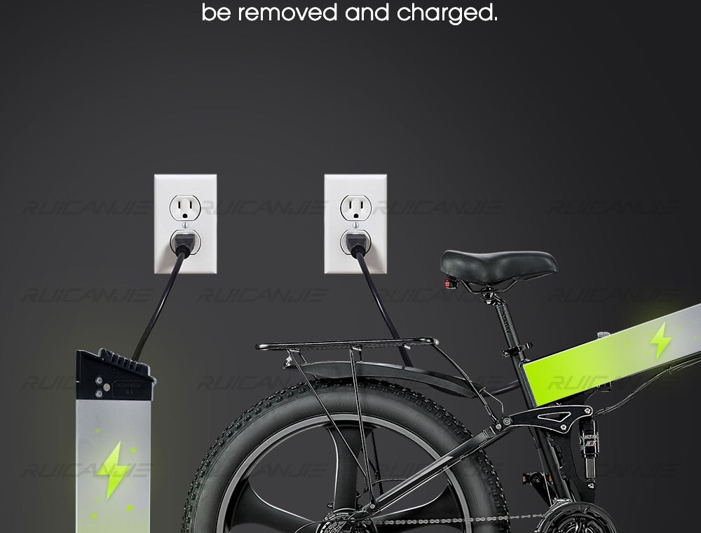 Electric Mountain Bike 48V12.8ah 1000W Max 50km/h