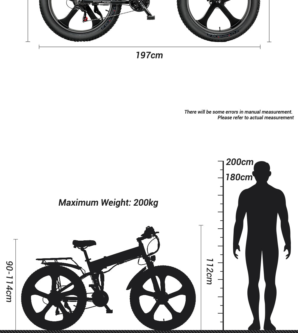 Electric Mountain Bike 48V12.8ah 1000W Max 50km/h