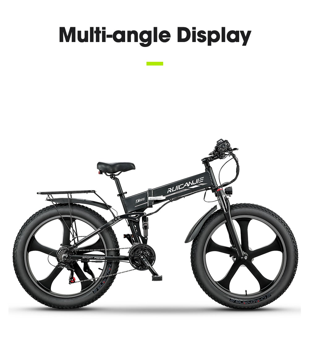 Electric Mountain Bike 48V12.8ah 1000W Max 50km/h