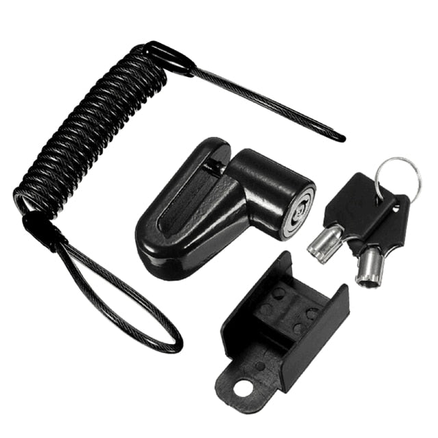 Electric Scooter Wheel Lock with Anti-Theft Steel Wire