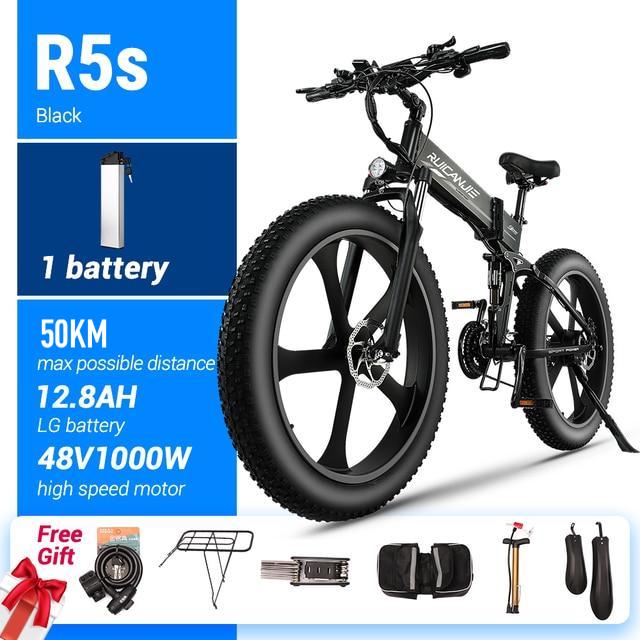 Electric Mountain Bike 48V12.8ah 1000W Max 50km/h