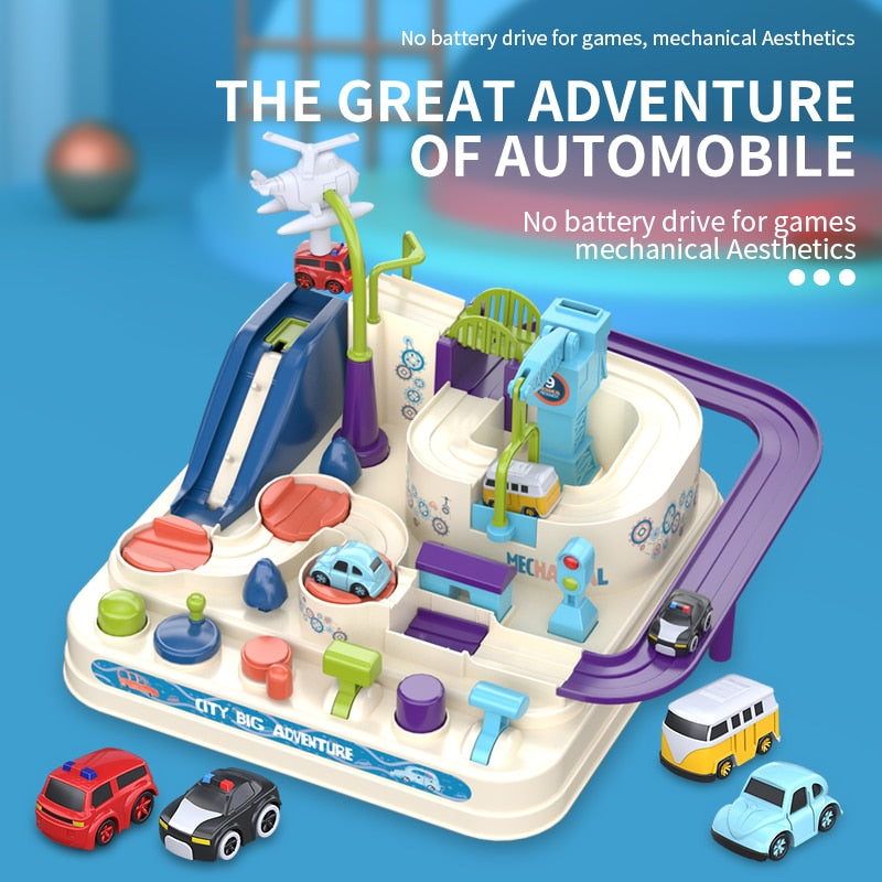 Educational Rail Car Toy Set for Kids - Interactive Play Toy