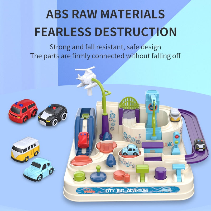 Educational Rail Car Toy Set for Kids - Interactive Play Toy