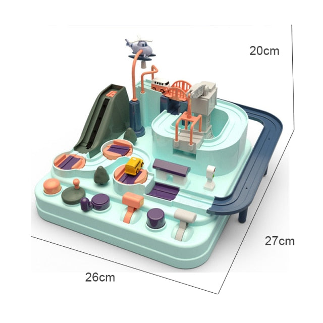 Educational Rail Car Toy Set for Kids - Interactive Play Toy