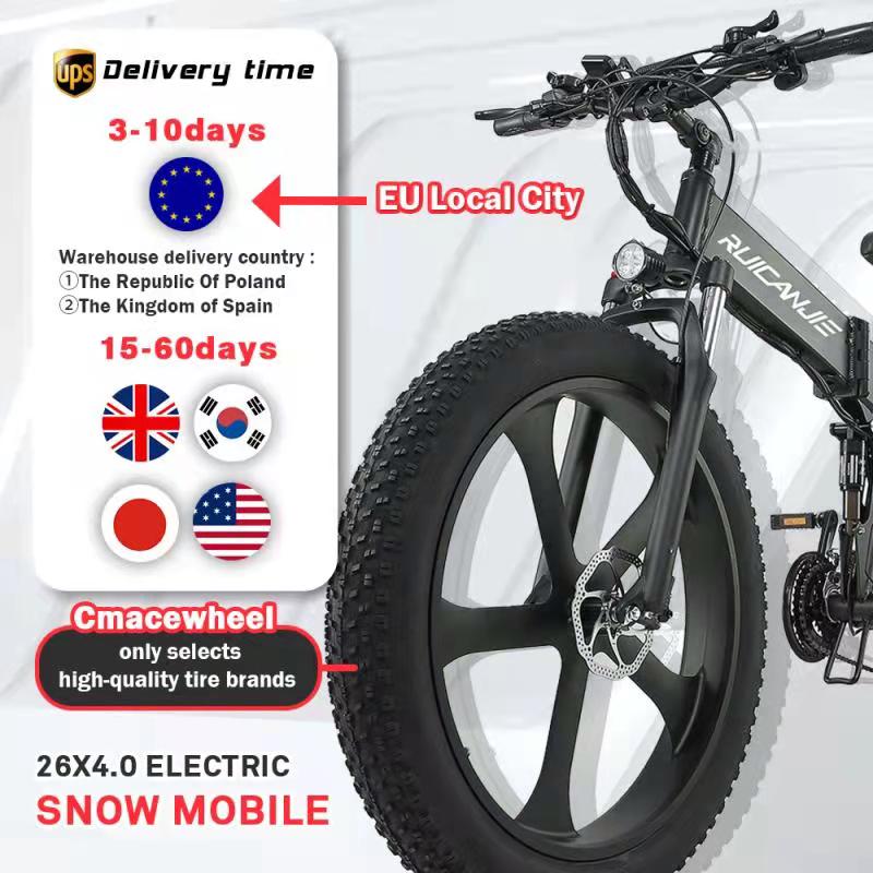 Electric Mountain Bike 48V12.8ah 1000W Max 50km/h