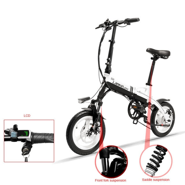 Folding 14inch electric ebike 36V