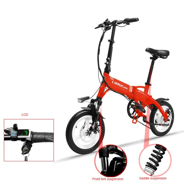 Folding 14inch electric ebike 36V
