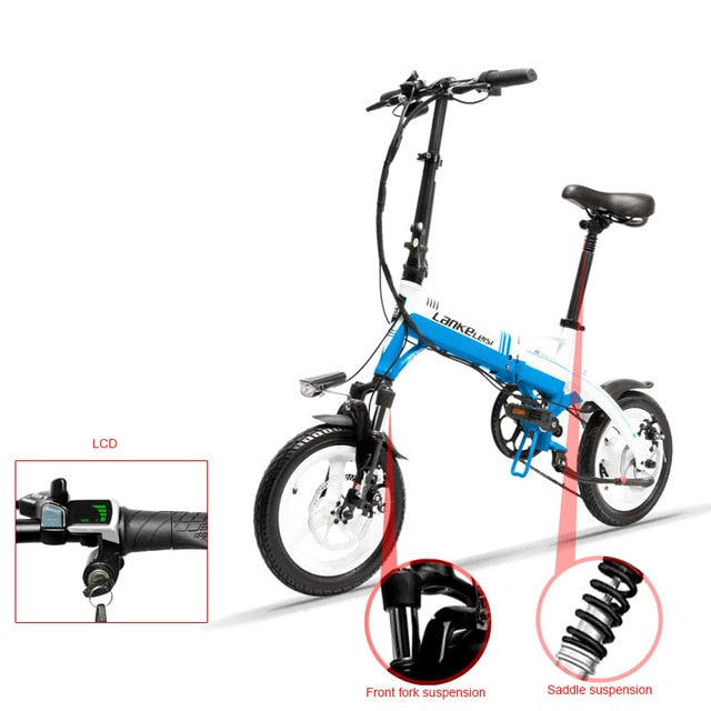 Folding 14inch electric ebike 36V
