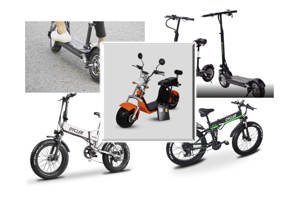 Bikes + Scooters + Parts