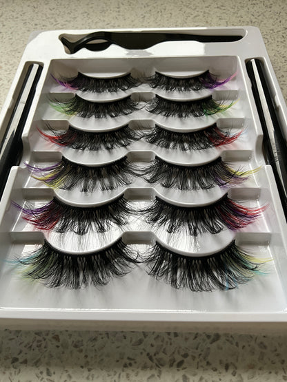 Colour Magnetic Eyelashes