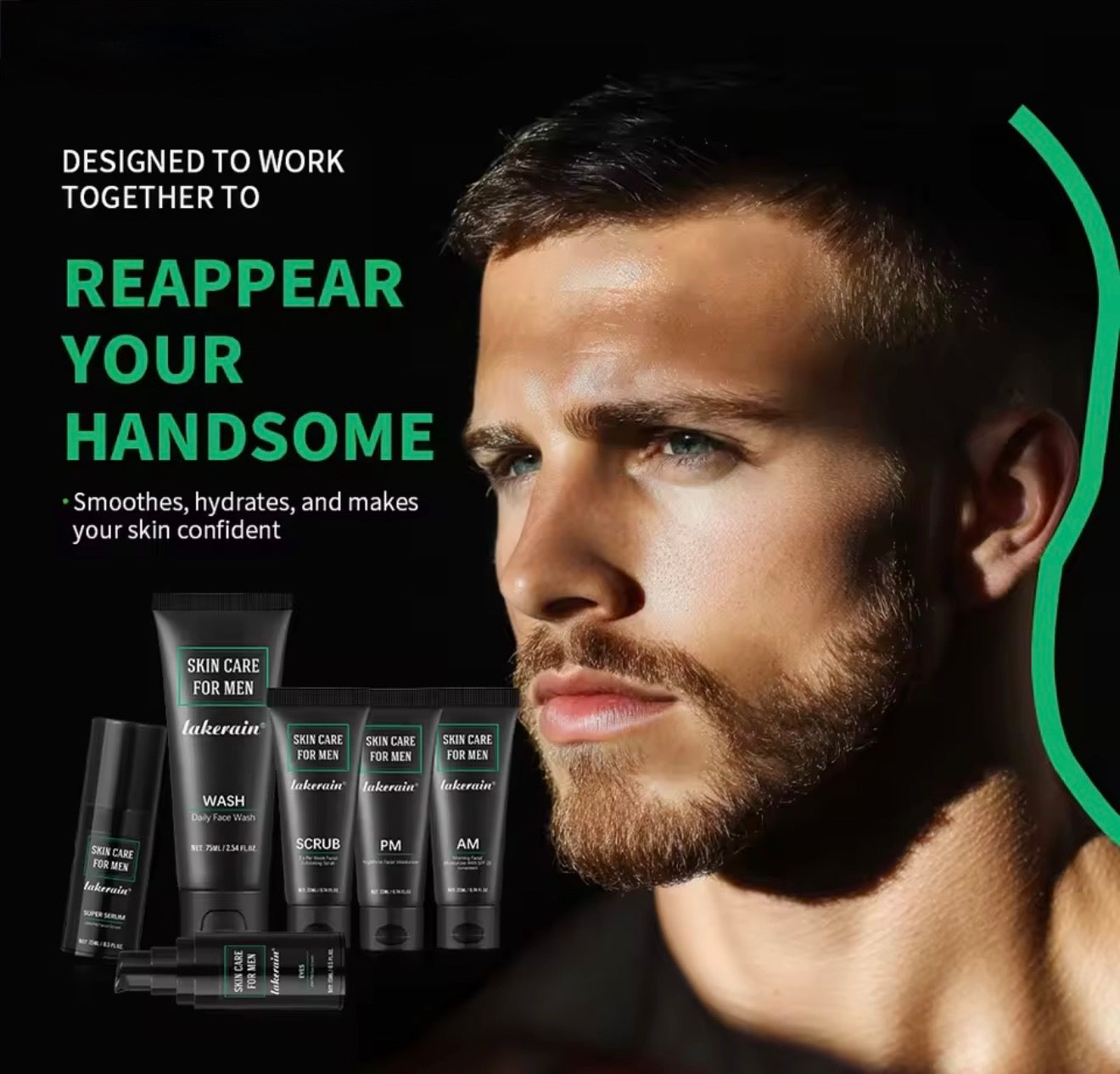 Mens 30 Day Skincare Set - Order in Only