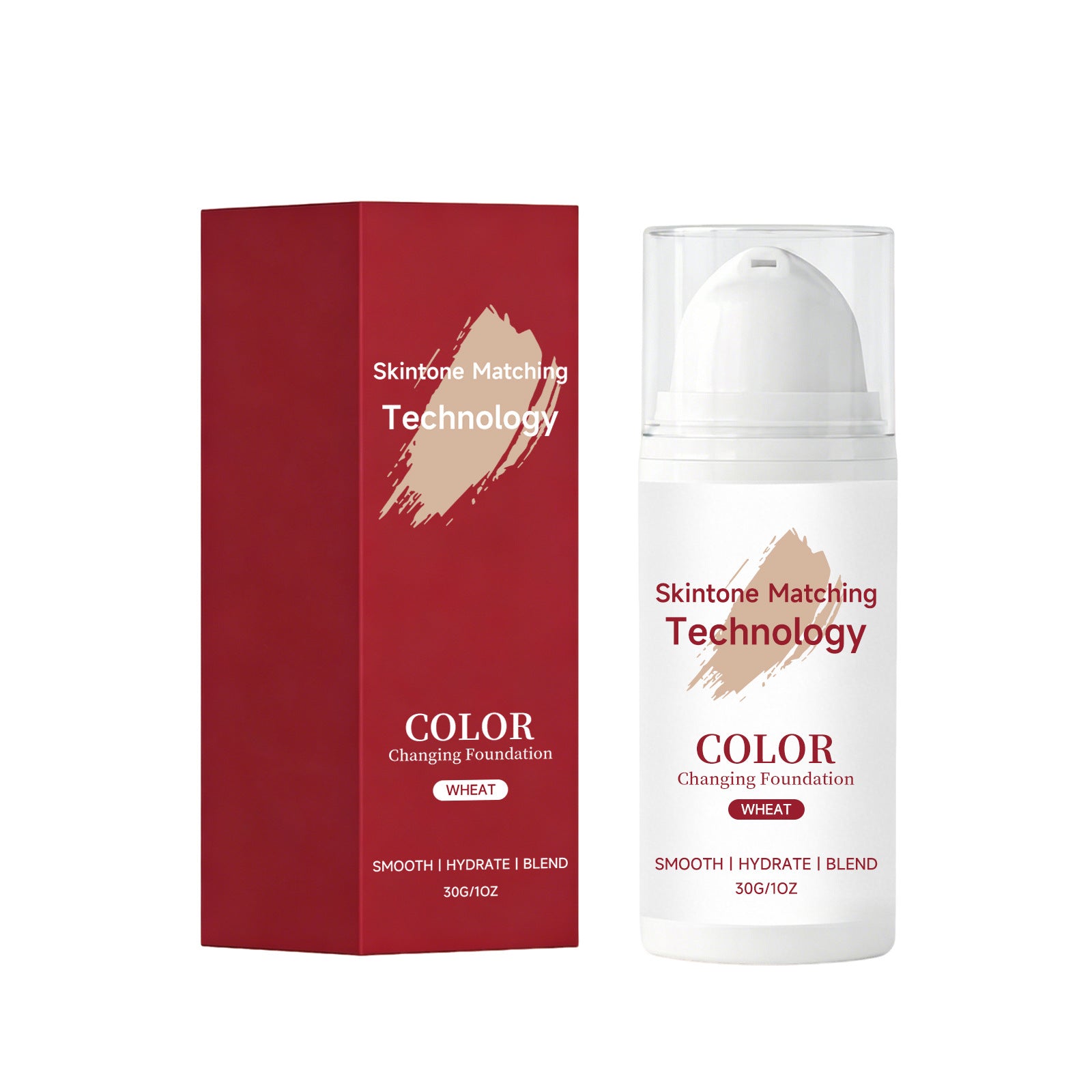 Color-Changing Concealing Foundation Series