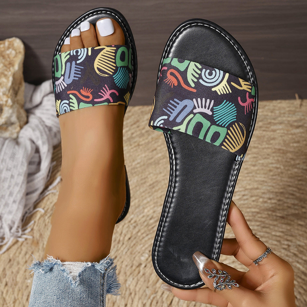 Print Sandals For Women